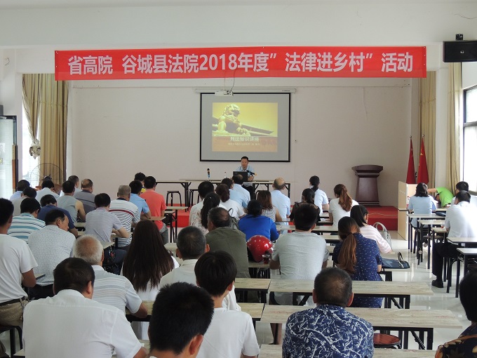 湖北省法院“法律进乡村”活动现场（拍摄：翟璐璐）.JPG